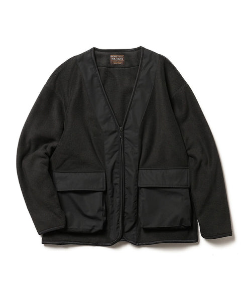 MR.OLIVE / MELTON FLEECE / ZIP UP CARDIGAN ミスターオリーブ/メルトンフリース/ジップアップカーディガン